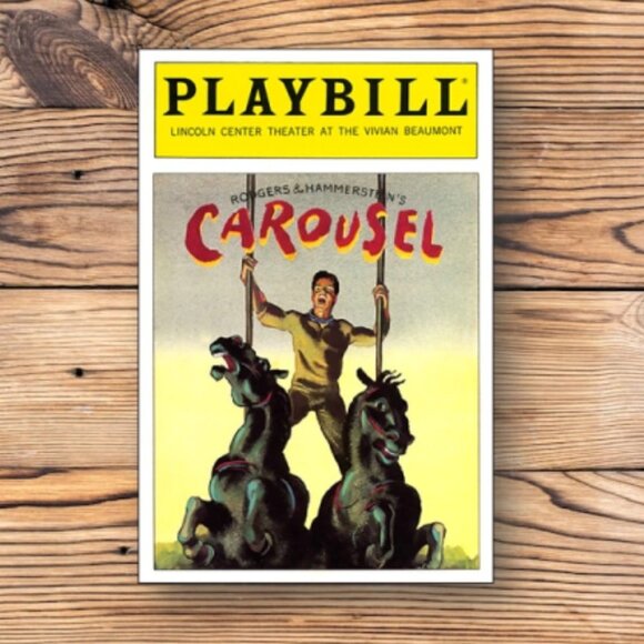 Carousel Playbill Broadway Musical Refrigerator Fridge Locker Tool Box Magnet - Picture 1 of 2